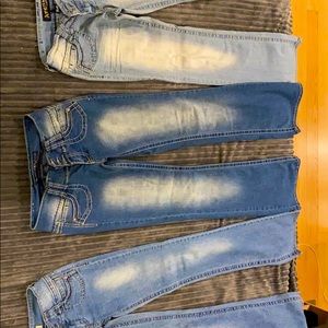 3 pair angels bootcut jeans